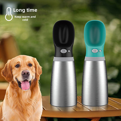 Double-Walled Insulated Pet Travel Water Bottle