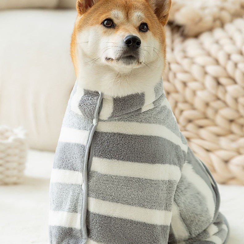 Premium Coral Velvet Pet Bath Towel - Ultra Absorbent Dog Drying Towel